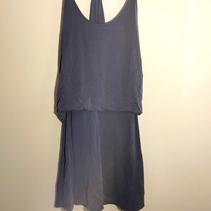 Slinky, backless, mini dress